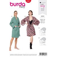 Střih Burda 6161 - Kimono, župan