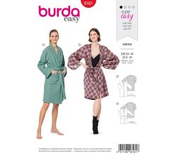 Střih Burda 6161 - Kimono, župan