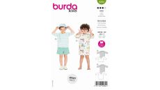 Střih Burda 9284 - Dětské tričko, tričkové šaty