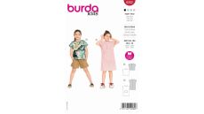 Střih Burda 9282 - Dětské tričko, tričkové šaty