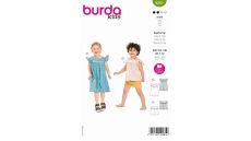Střih Burda 9281 - Nabíraná halenka, halenkové šaty