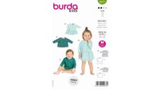 Střih Burda 9277 - Dětské šaty, tričko