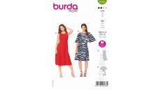 Střih Burda 6133 - Empírové šaty se širokou sukní