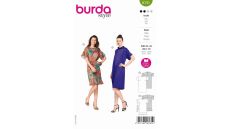 Střih Burda 6131 - Rovné šaty, šaty s límečkem