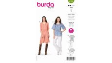 Střih Burda 6129 - Volné tunikové šaty, tunika