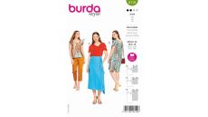 Střih Burda 6119 - Asymetrické tričko, balonové šaty
