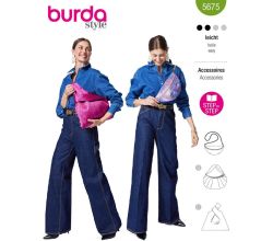 Střih Burda 5675 - Kabelka přes rameno, taška