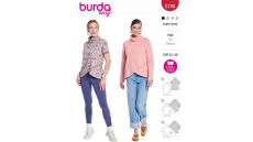 Střih Burda 5790 - Zavinovací rolák, mikina s rolákem