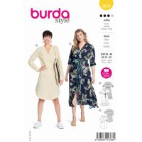 Střih Burda 5819 - Zavinovací šaty