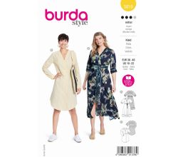 Střih Burda 5819 - Zavinovací šaty