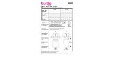 Střih Burda 5820 - Pouzdrové šaty, šaty s volánky, boho šaty