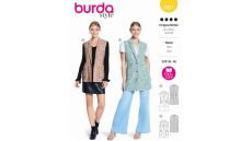 Střih Burda 5827 - Vesta