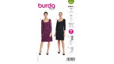 Střih Burda 5835 - Elegantní šaty, krajkové šaty