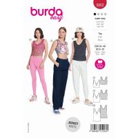 Střih Burda 5852 - Tílko, top, krátký top