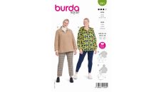 Střih Burda 5881 - Mikina se stojáčkem, bunda s kapucí