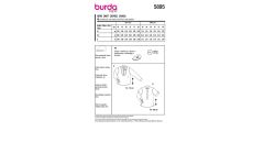 Střih Burda 5895 - Pánská košile, polokošile