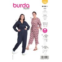 Střih Burda 5896 - Overal