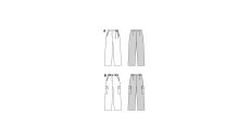 Střih Burda 5902 - Rovné kalhoty, cargo kalhoty