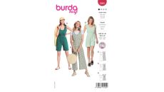 Střih Burda 5905 - Overal, kalhotové šaty