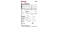 Střih Burda 5935 - Teplákové sako a kalhoty, tepláky