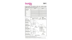 Střih Burda 5941 - Bunda, dlouhá bunda, manšestrová bunda