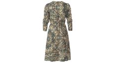 Střih Burda 5943 - Zavinovací šaty s gumou v pase, sametové šaty