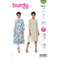 Střih Burda 5948 - Empírové šaty, midi šaty