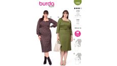 Střih Burda 5966 - Pouzdrové šaty, áčkové šaty