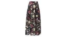 Střih Burda 5978 - Řasená sukně s gumou v pase, dlouhá sukně
