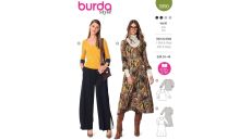 Střih Burda 5990 - Tričko, tričkové šaty, žerzejové šaty