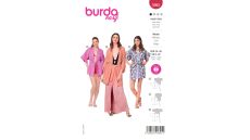 Střih Burda 5995 - Kimono s páskem