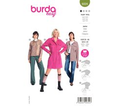 Střih Burda 6024 - Košilové sako, košilový kabát