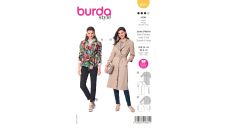 Střih Burda 6031 - Kabát, sako s páskem