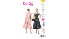 Střih Burda 6042 - Šaty v retro stylu