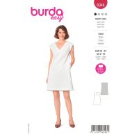 Střih Burda 6048 - Rovné šaty bez rukávů