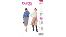 Střih Burda 6061 - Sukně, rozšířená sukně