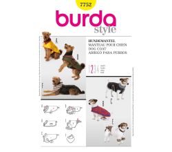 Střih Burda 7752 - Oblečky pro psy