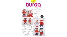 Střih Burda 7903 - Oblečky pro panenky