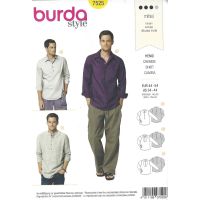 Střih Burda 7525 - Pánská košile