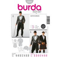 Střih Burda 2530 - Gentleman, frak