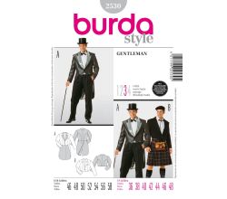 Střih Burda 2530 - Gentleman, frak