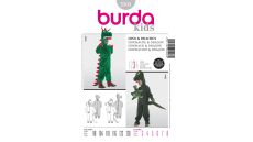 Střih Burda 2503 - Drak, dinosaurus