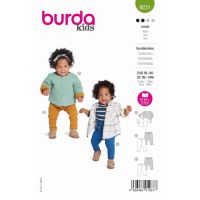 Střih Burda 9231 - Bunda a tepláčky pro miminka