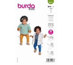 Střih Burda 9231 - Bunda a tepláčky pro miminka