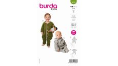 Střih Burda 9235 - Overal, kombinéza pro miminka