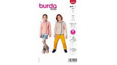 Střih Burda 9236 - Kabátek s kapucí pro dívky a chlapce