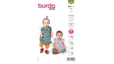 Střih Burda 9239 - Dětské šaty, halenka a tepláčky