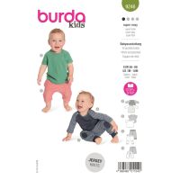 Střih Burda 9246 - Tričko a tepláčky pro miminka
