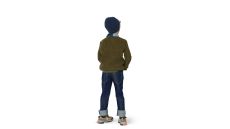 Střih Burda 9251 - Chlapecká mikina a džínové kalhoty, manšestrové kalhoty