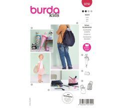 Střih Burda 9256 - Kornout, penál, batoh